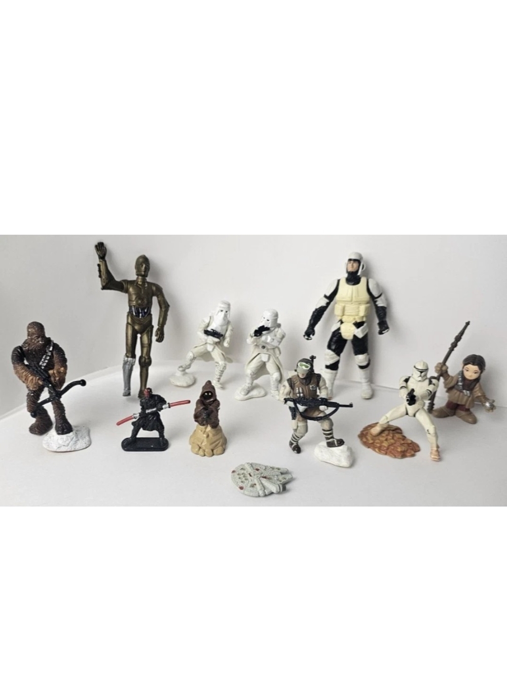 Star Wars Miscellaneous Figures Toys Battle of Hoth Hasbro 2000s Lot Of 11